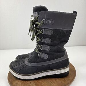 UGG Australia Boots Womens Size 9 Waterproof Winter Duck Lace Up Warm 1001743
